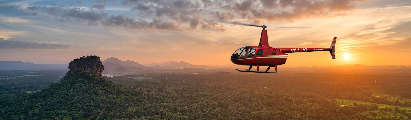 Sigiriya day tour by Private Helicopter form Colombo